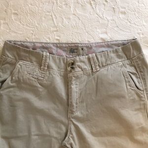 american eagle skinny crop khakis